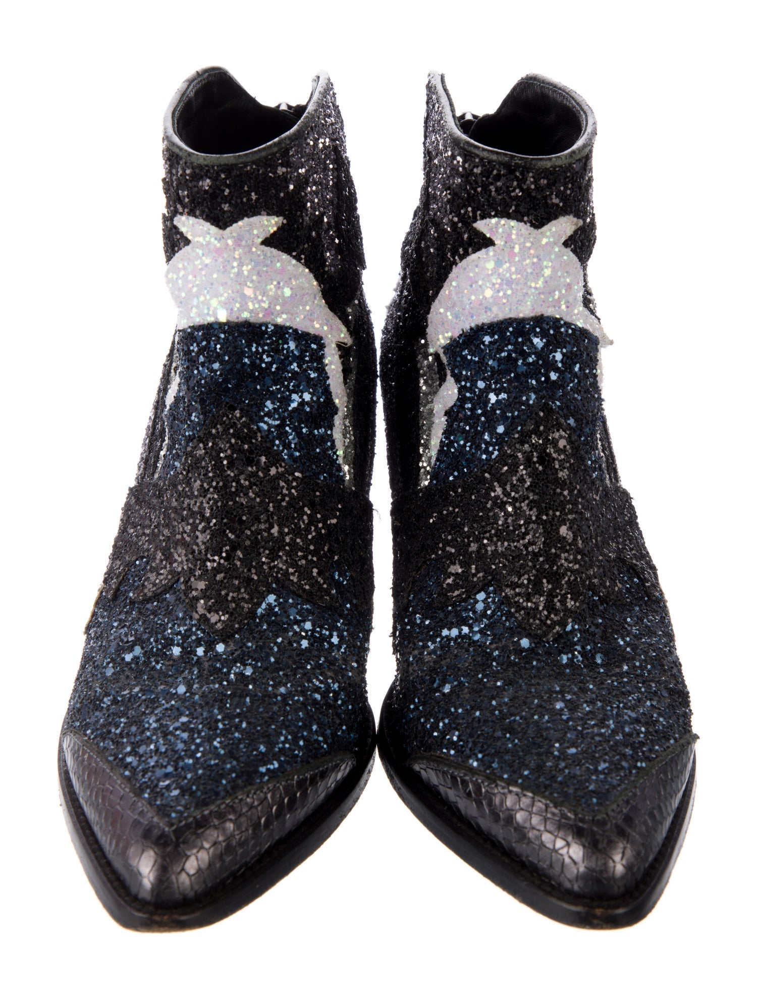 Zadig & Voltaire Glitter Glitter Accents Boots